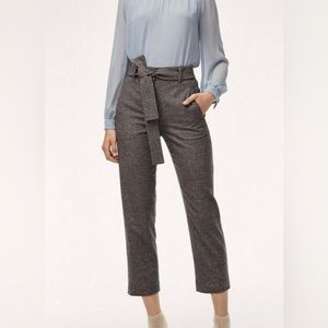 Aritzia Jallade Pant in Grey Tweed
